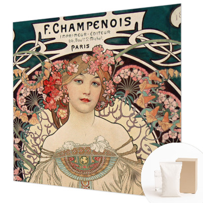 Modern wall mural for bedroom Floral symmetry