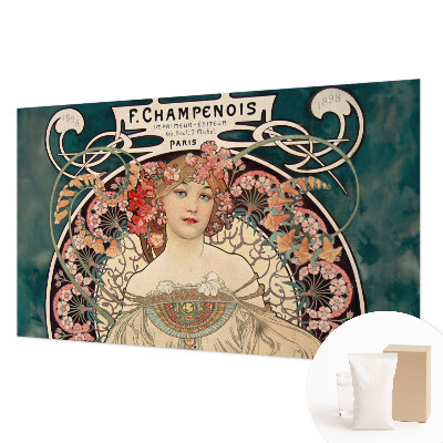 Modern wall mural for bedroom Floral symmetry