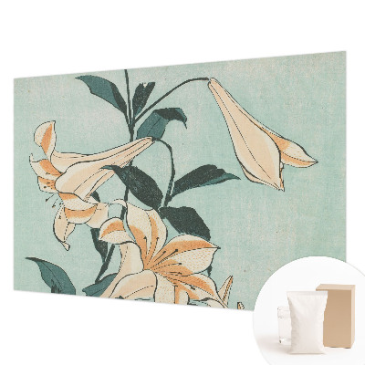 Premium photo wallpaper Delicate lilies