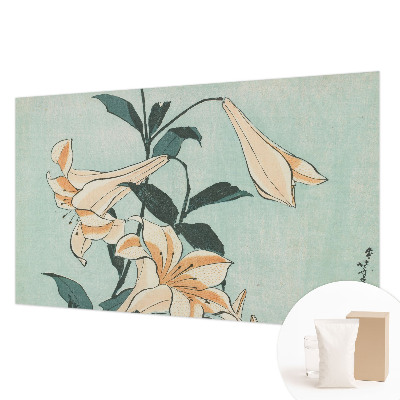 Premium photo wallpaper Delicate lilies