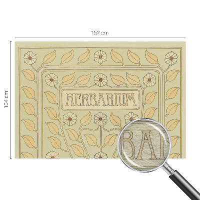 Photo wall mural Plant ornament