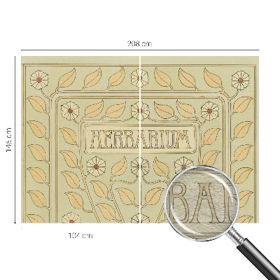 Photo wall mural Plant ornament