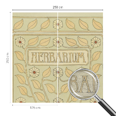 Photo wall mural Plant ornament