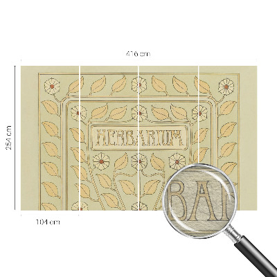 Photo wall mural Plant ornament