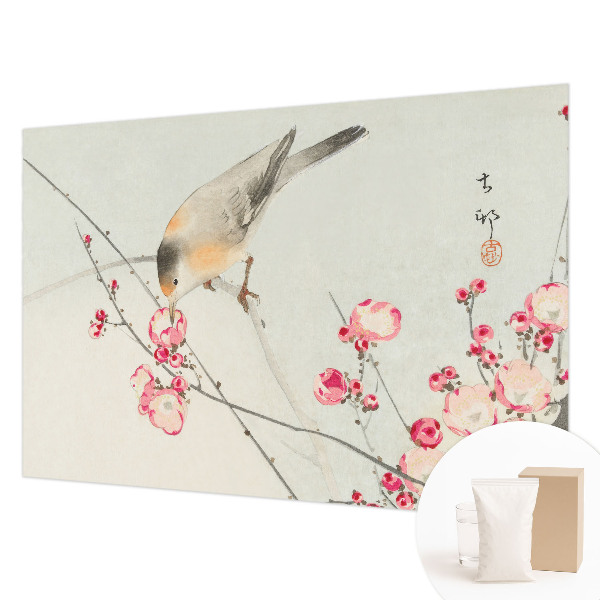 Wall mural for living room Flower bird