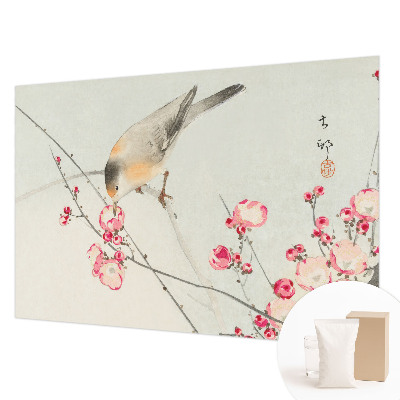 Wall mural for living room Flower bird
