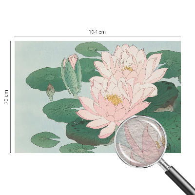Wallpaper mural for living room Water lotus