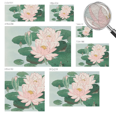 Wallpaper mural for living room Water lotus