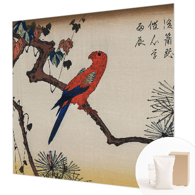 Large wallpaper mural A bird on a branch