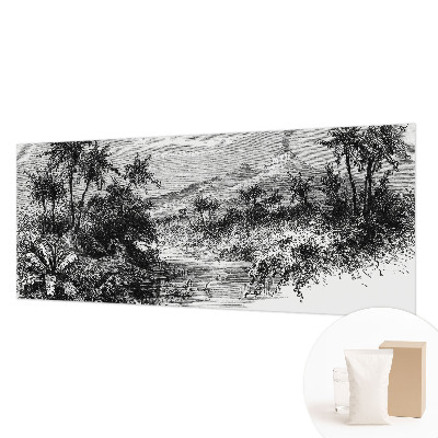 Large wall mural wallpaper Exotic panorama