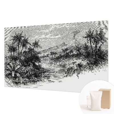 Large wall mural wallpaper Exotic panorama