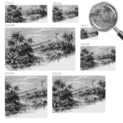 Large wall mural wallpaper Exotic panorama