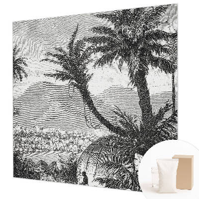 Custom size wall mural Tropical oasis