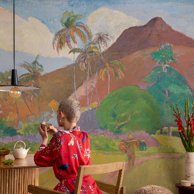 Modern wall mural for bedroom Exotic nature