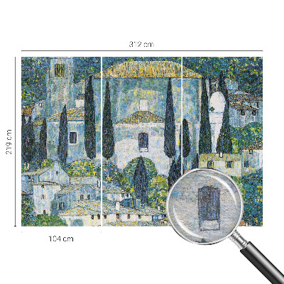 Modern wall mural for living room Cypress houses