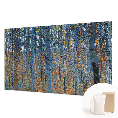 High quality photo wallpaper Birch forest