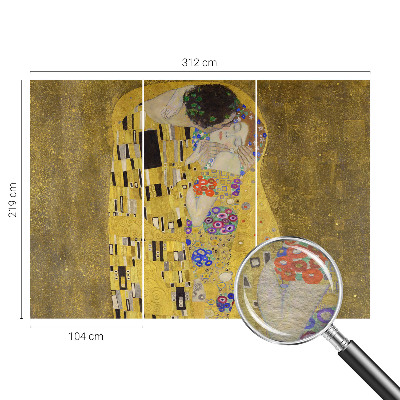 Premium photo wallpaper Art Nouveau couple