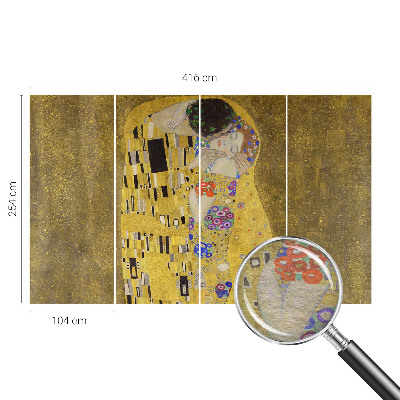 Premium photo wallpaper Art Nouveau couple