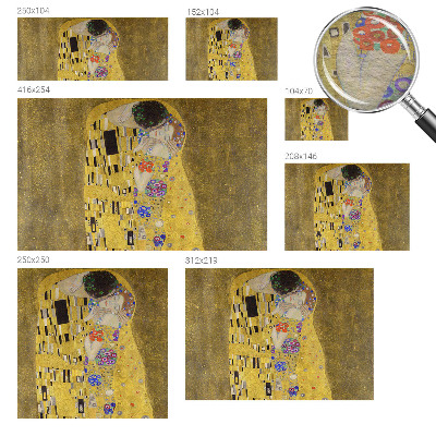 Premium photo wallpaper Art Nouveau couple