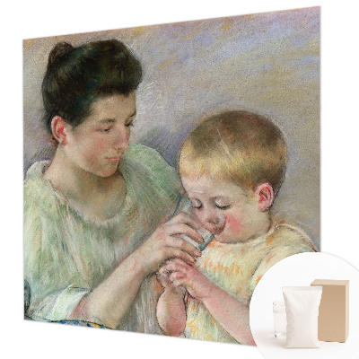 Non-woven wall mural Parental care