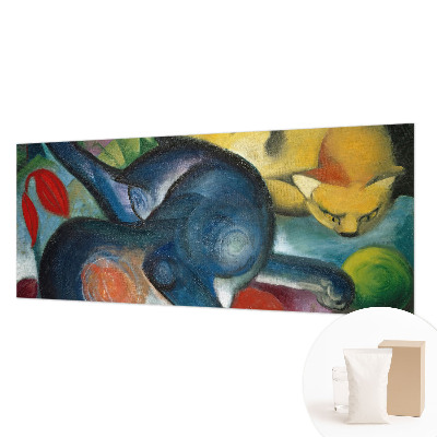 Non-woven photo wallpaper Cat art