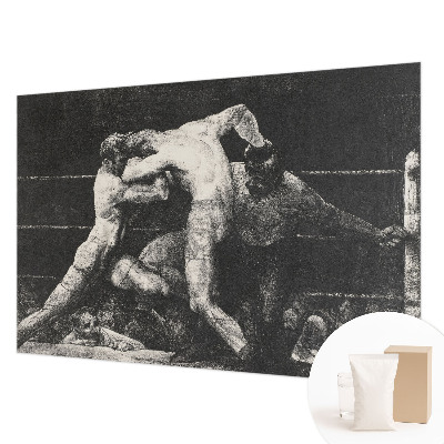 Wall mural Boxers' duel