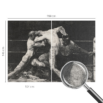 Wall mural Boxers' duel