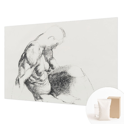 Wallpaper mural Male sketch