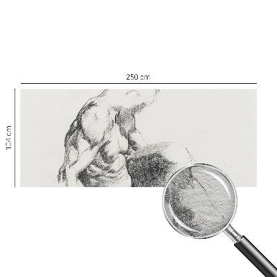 Wallpaper mural Male sketch