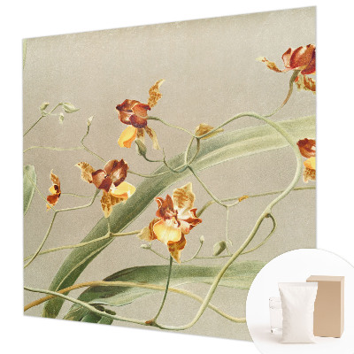 Wallpaper mural for living room Classic orchids
