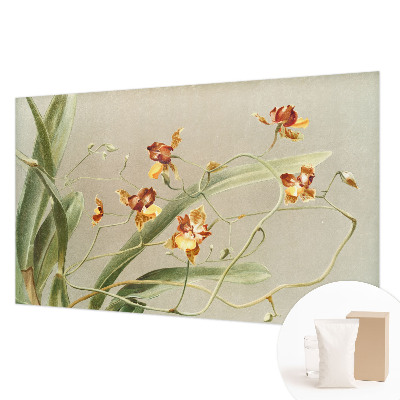 Wallpaper mural for living room Classic orchids