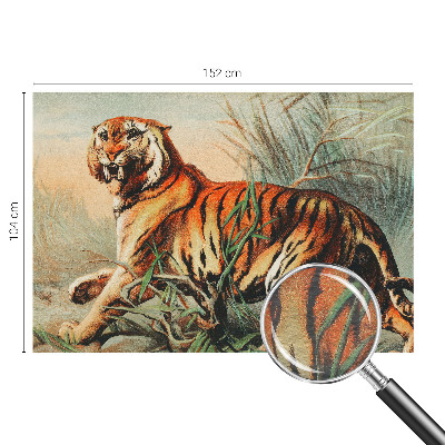 Bedroom wall mural wallpaper Tiger nature