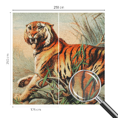 Bedroom wall mural wallpaper Tiger nature