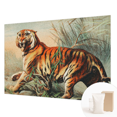 Bedroom wall mural wallpaper Tiger nature