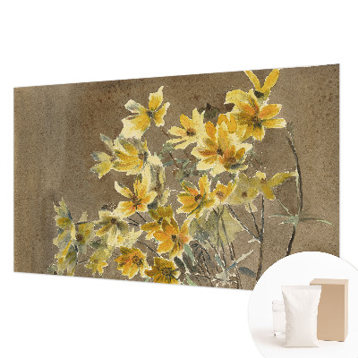 Large wallpaper mural Sunny bouquet