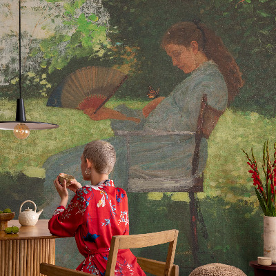 Modern wall mural for living room Summer Harmony