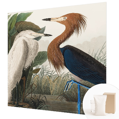 Wall mural Birds in plants