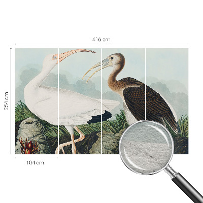 Non-woven photo wallpaper Bird couple