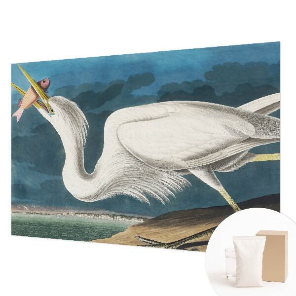 Wall mural for living room Bird with fish