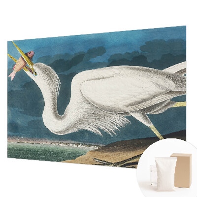 Wall mural for living room Bird with fish