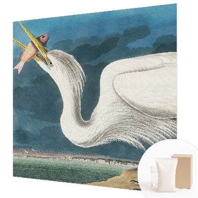 Wall mural for living room Bird with fish