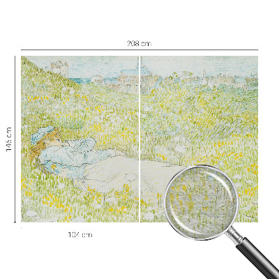 Wallpaper mural for living room Spring relaxation