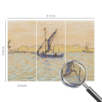 Bedroom wall mural wallpaper Sea of ​​peace