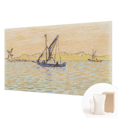 Bedroom wall mural wallpaper Sea of ​​peace