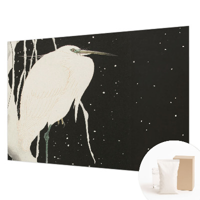 Wallpaper mural for living room Winter bird