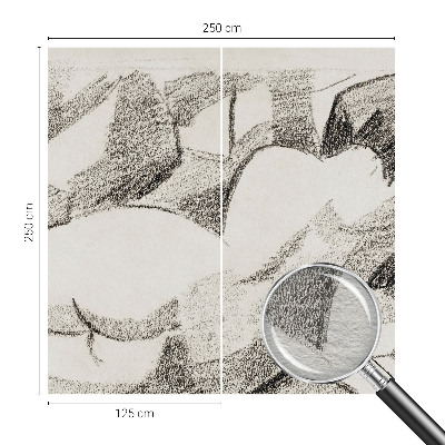 Large wall mural A lying figure