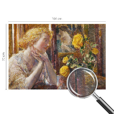 Large wall mural wallpaper Woman with Roses