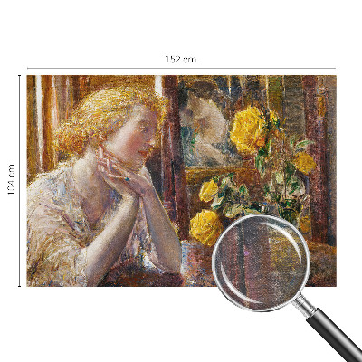 Large wall mural wallpaper Woman with Roses