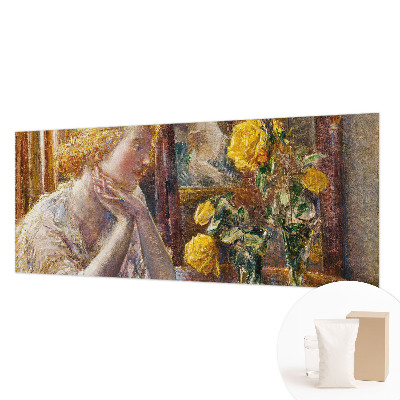 Large wall mural wallpaper Woman with Roses