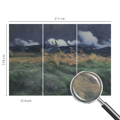 Premium wall mural for bedroom Blown grasses